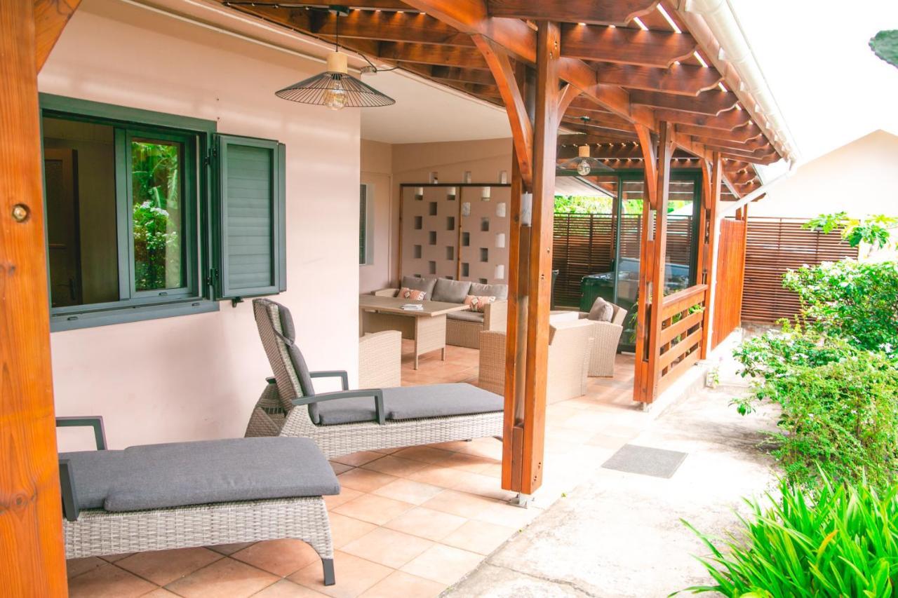 Villa Le Colonial Zen - T4 A 5 Mn Aeroport Sainte-Marie Bagian luar foto